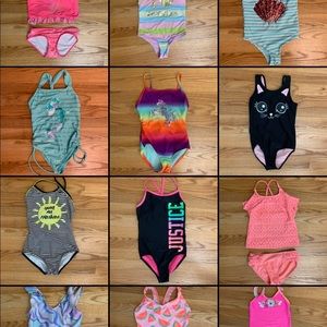 Girls swim lot sizes 5-6/6x